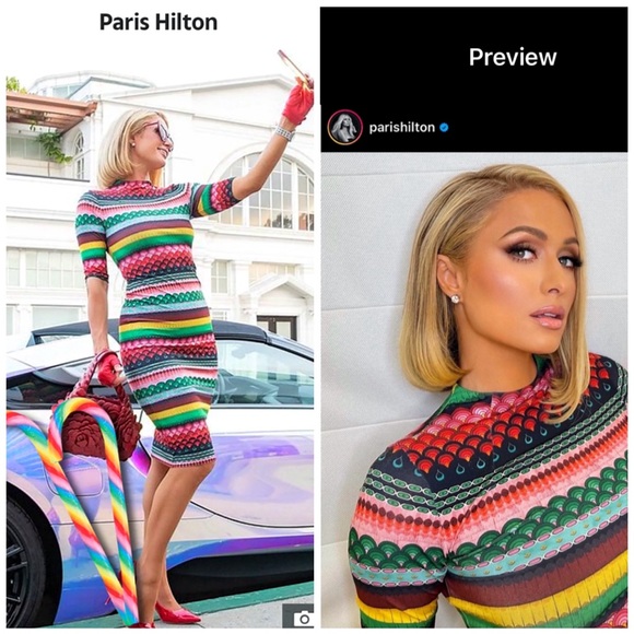 Alice + Olivia Delora Boho Geo Gorgeous Fitted Cocktail Dress - Picture 6 of 16